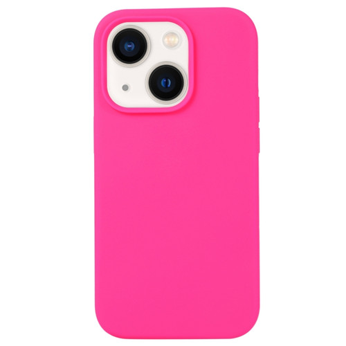 iPhone 15 Liquid Silicone Phone Case - Brilliant Pink